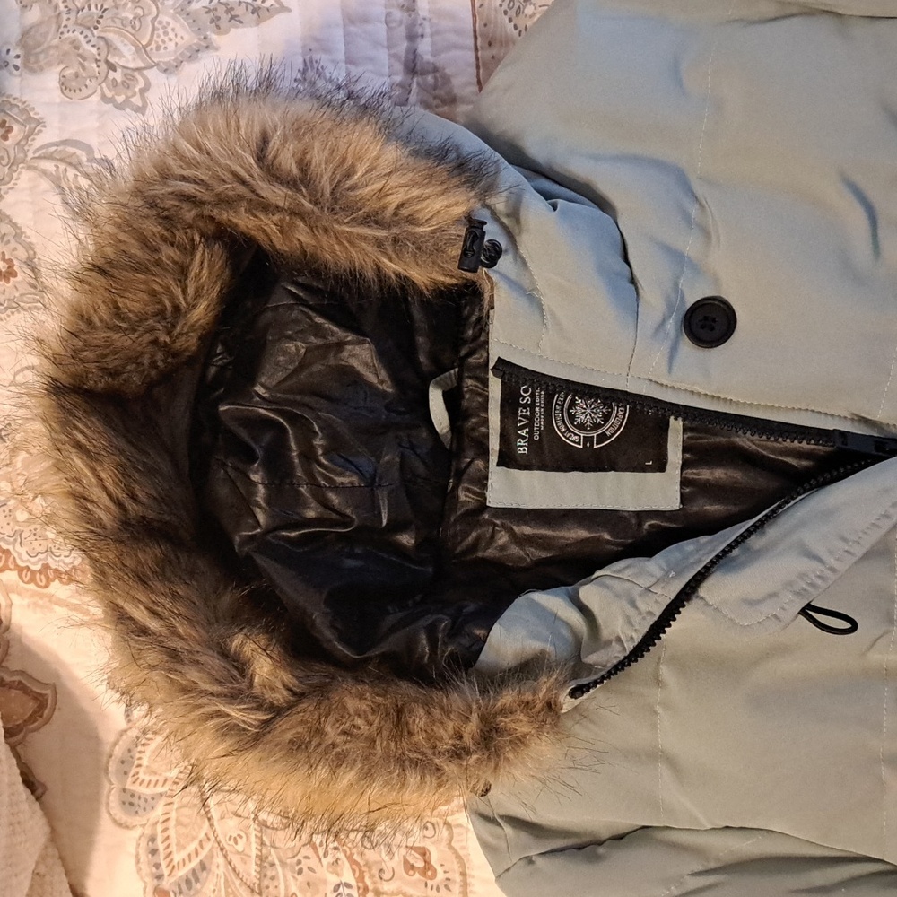 Brave Soul Outdoor Edition Sage Green Jacket